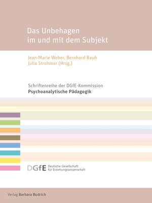 cover image of Das Unbehagen im und mit dem Subjekt